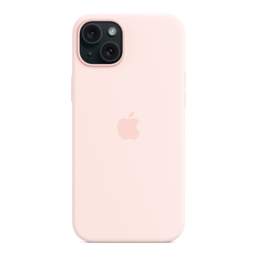 Чохол до мобільного телефона Apple iPhone 15 Plus Silicone Case with MagSafe Light Pink (MT143ZM/A) - зображення 5