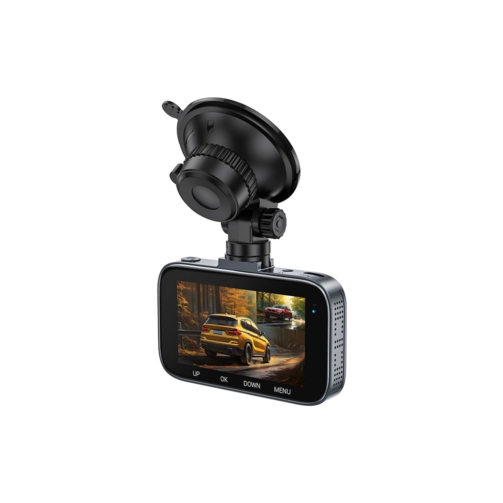 Відеореєстратор HOCO DV6 Driving recorder with 3-inch display(with rear camera) (6942007619745) - зображення 3