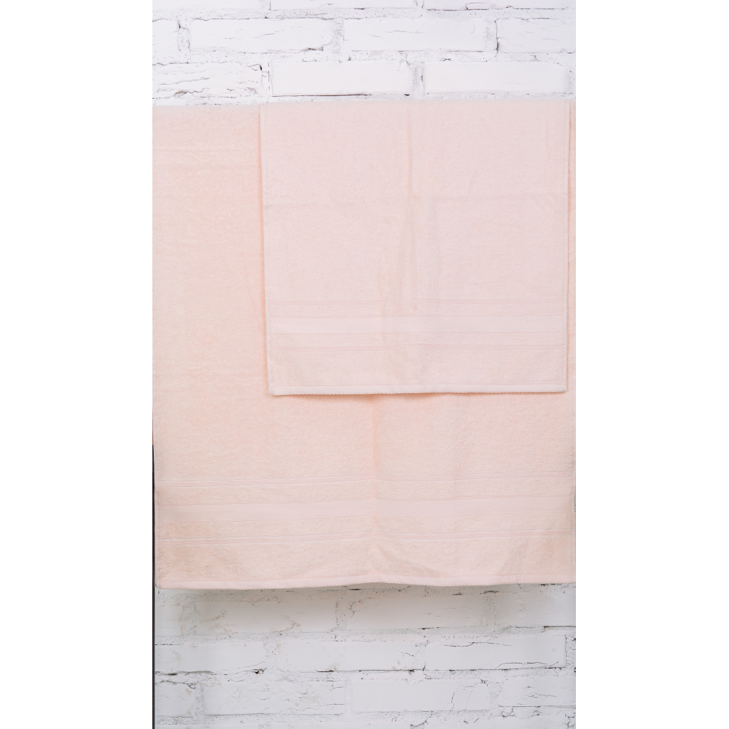 Рушник MirSon набір банних 5080 Elite SoftNess Peach 50х90, 70х140 (2200003960846) - зображення 3