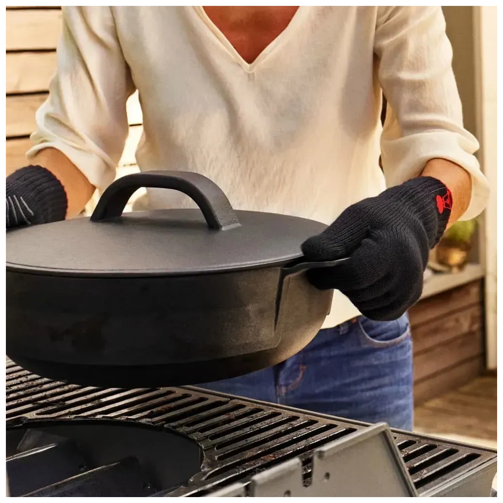 Аксесуар для барбекю Weber жаростійкі перчатки, L/XL (6670) - изображение 4
