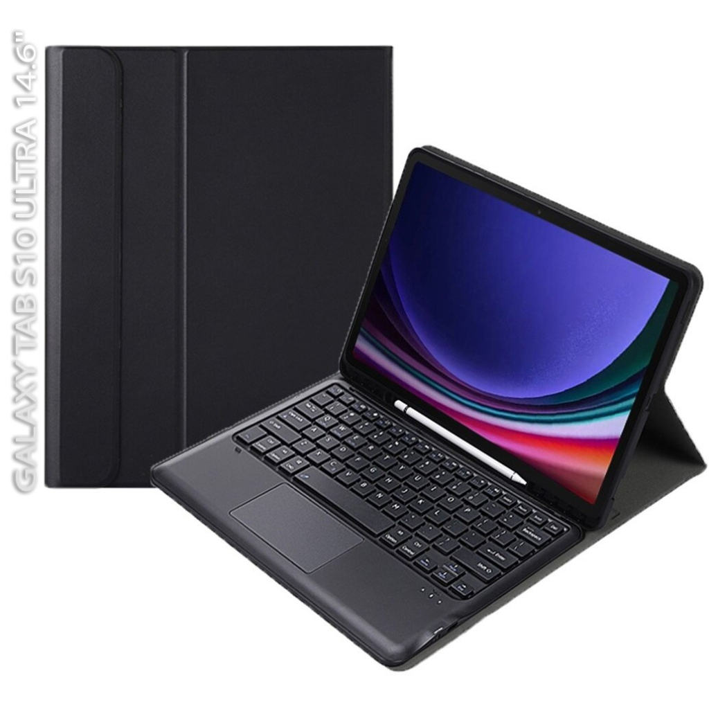 Чохол до планшета BeCover Keyboard+TouchPad Samsung Tab S10 Ultra (SM-X920/SM-X926) 14.6" Black (712594) - зображення 1