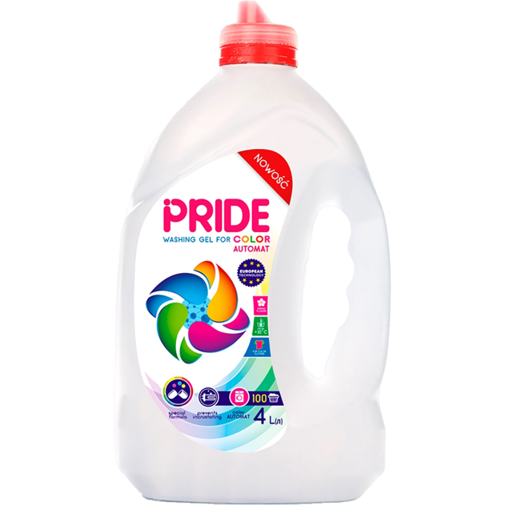 Гель для прання Pride Afina Color Весняні квіти 4 л (4823069707125) - зображення 1