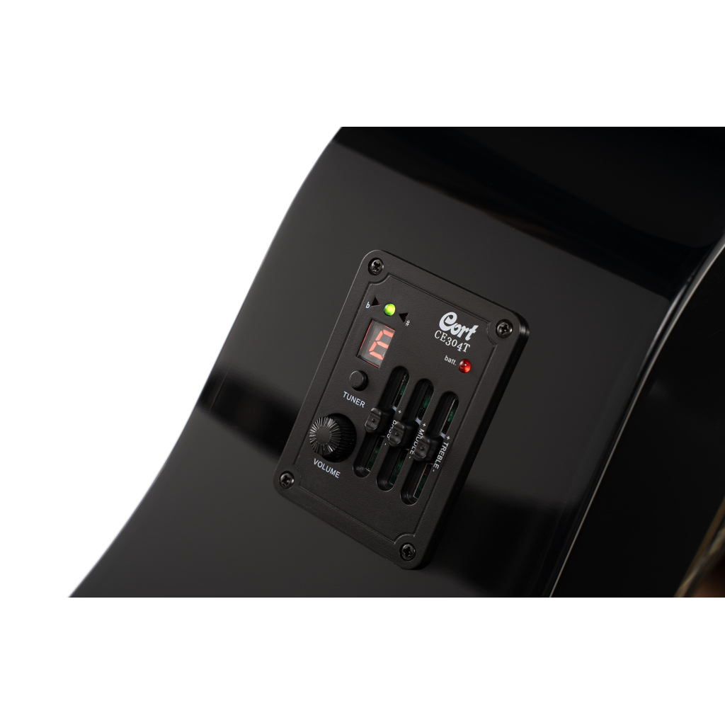 Гітара електроакустична Cort Earth 60CE Black Gloss - зображення 4