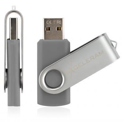 USB флеш накопичувач eXceleram 32GB P1 Series Silver/Gray USB 2.0 (EXP1U2SIG32) - зображення 4