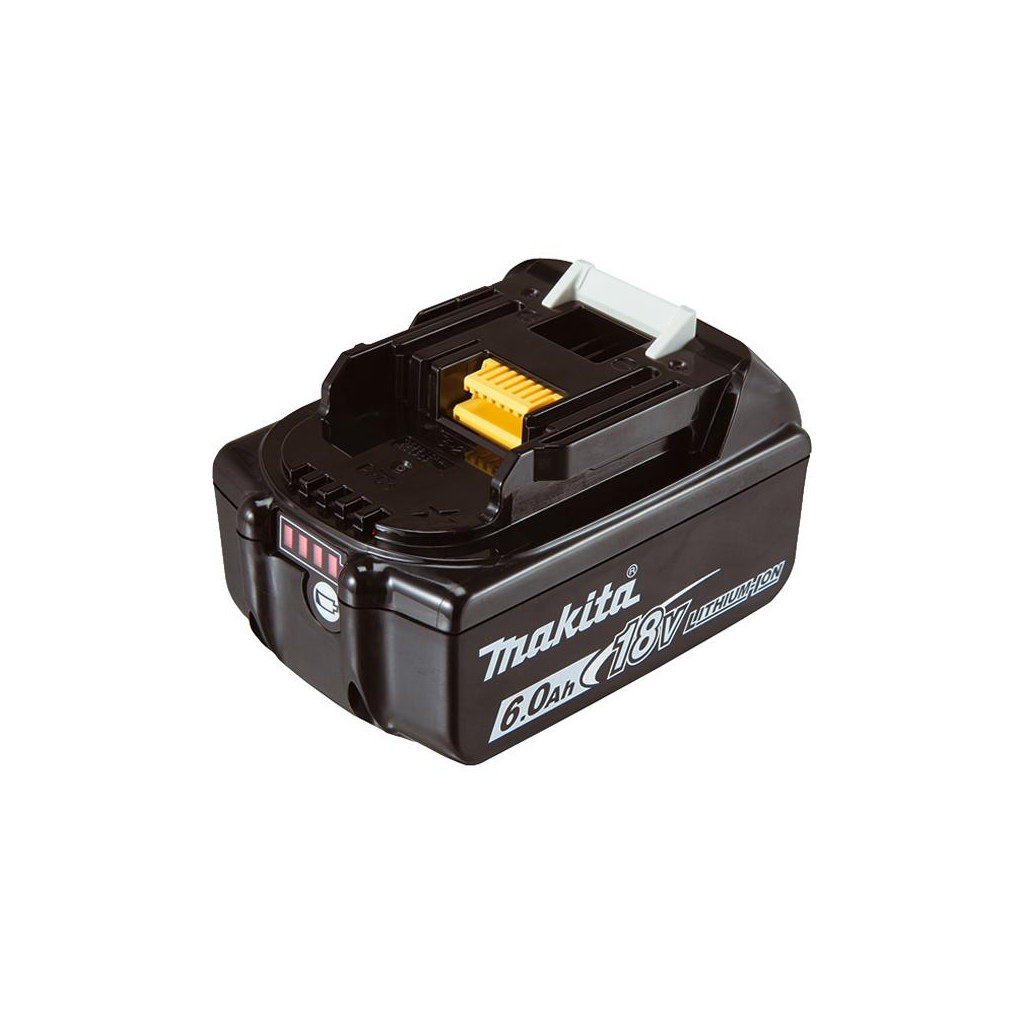 Акумулятор до електроінструменту Makita LXT BL1860B (Li-Ion, 18В, 6Ач, індикація заряду) (632F69-8) - зображення 1