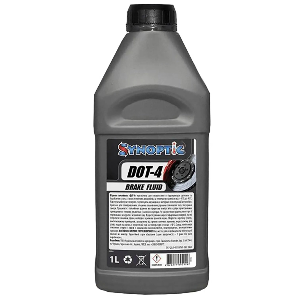 Гальмівна рідина Synoptic ДОТ-4 0,82 кг (11718) - изображение 1