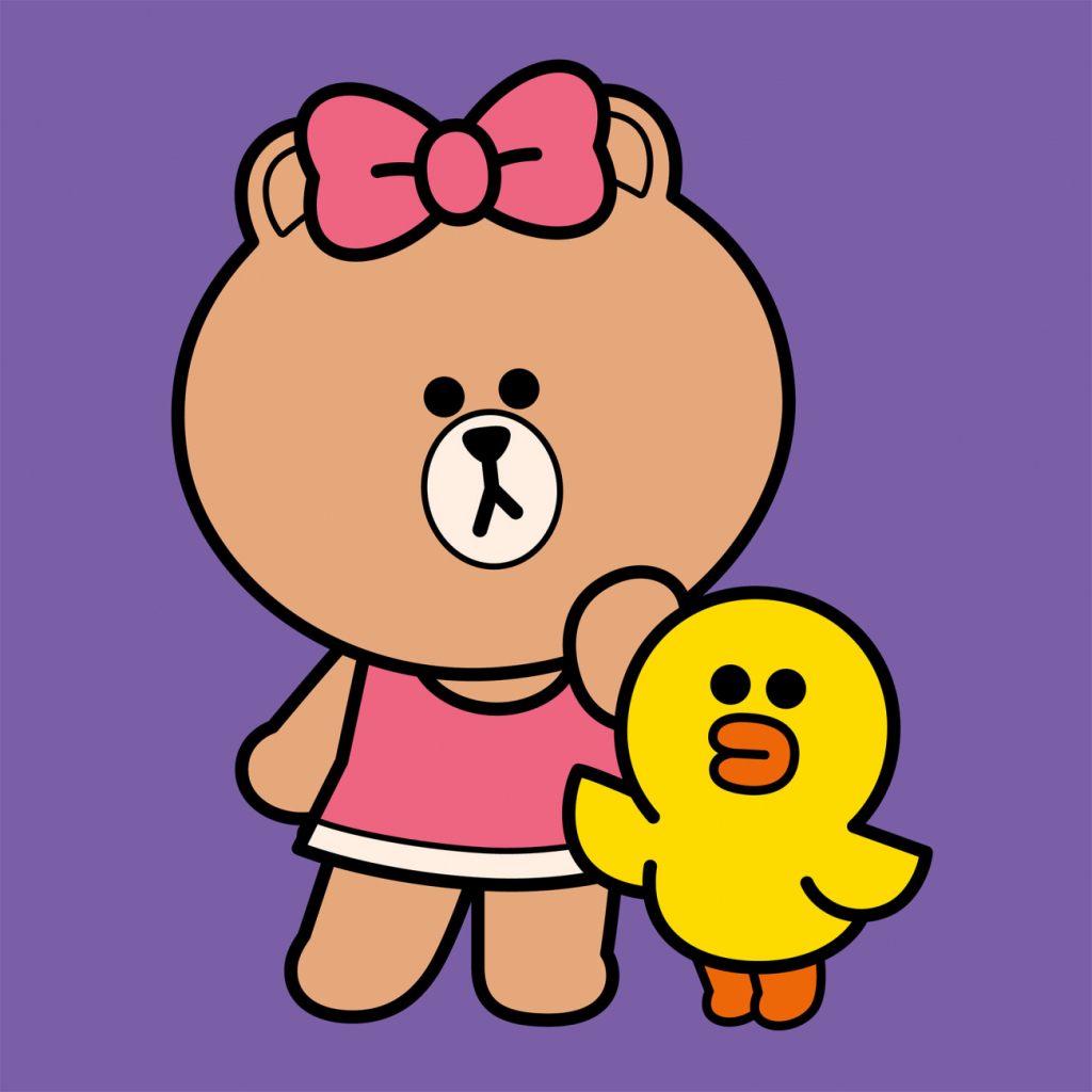 Картина по номерам Santi Лайн Френдс Чоко та Саллі 25*25см полотно кольорове (955018) - изображение 1