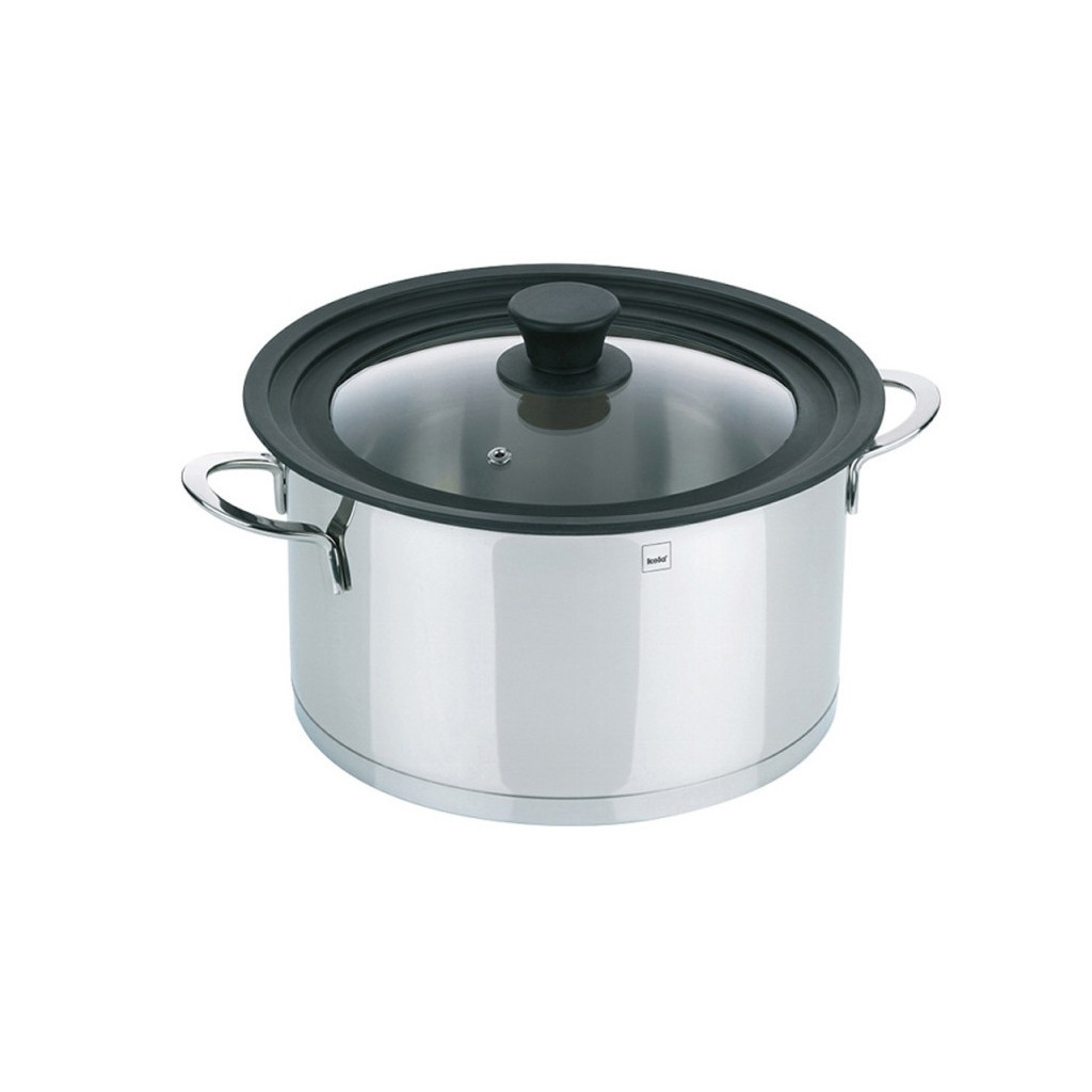 Кришка для посуду Kela Concetta с силиконовым ободком 16-20 см (11440) - зображення 2