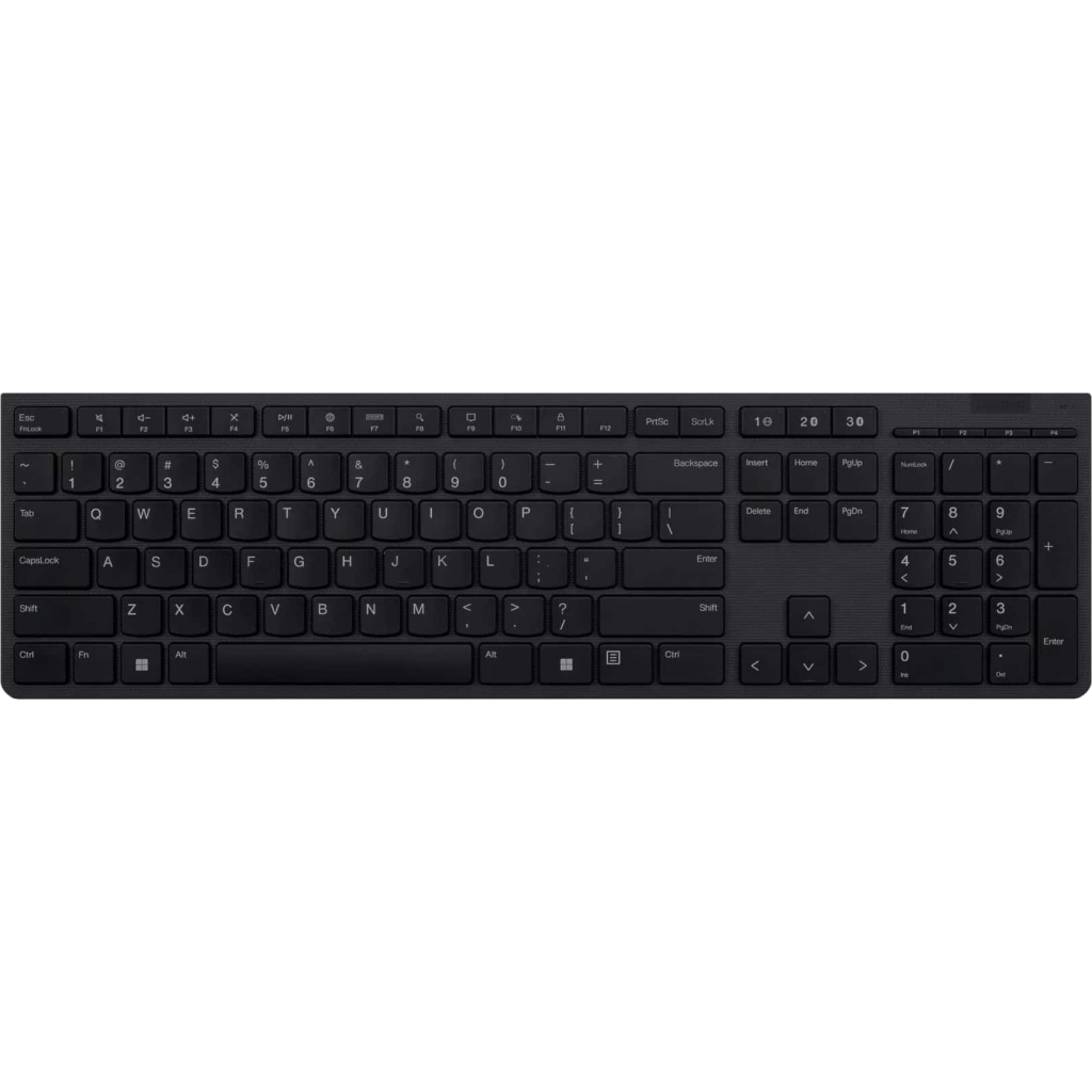 Клавіатура Lenovo Professional Wireless Rechargeable Black (4Y41K04077) - зображення 1