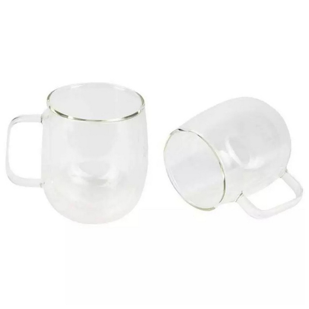 Набір чашок Bergner Coffee & Tea lovers 400 мл 2 шт (BG-20116-MM) - зображення 1