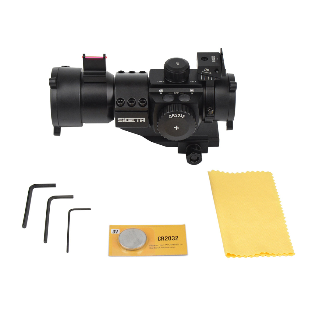 Коліматорний приціл Sigeta EasyDot 1x30 Red/Green Killflash (65710) - зображення 6