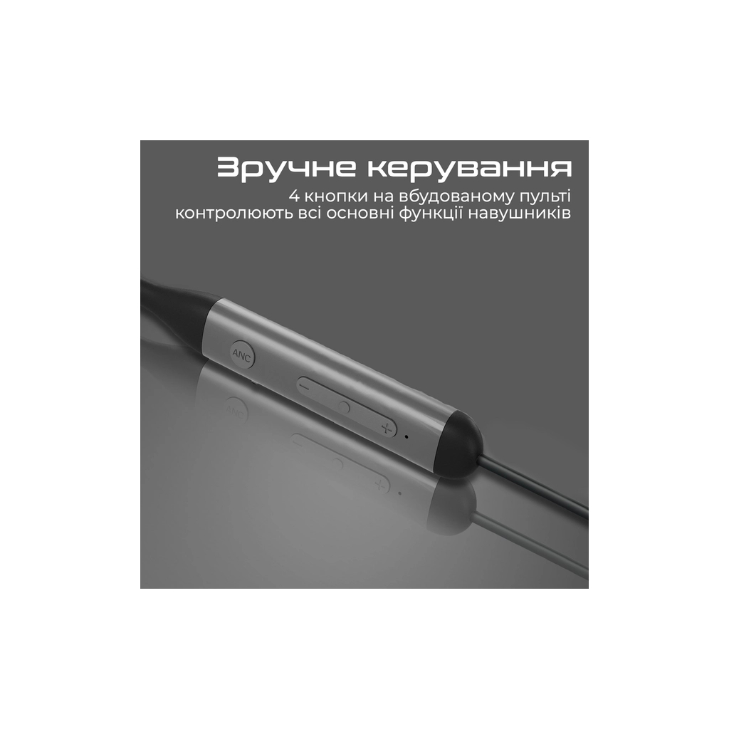 Навушники Promate ANC Velcon Black (velcon.black) - зображення 8