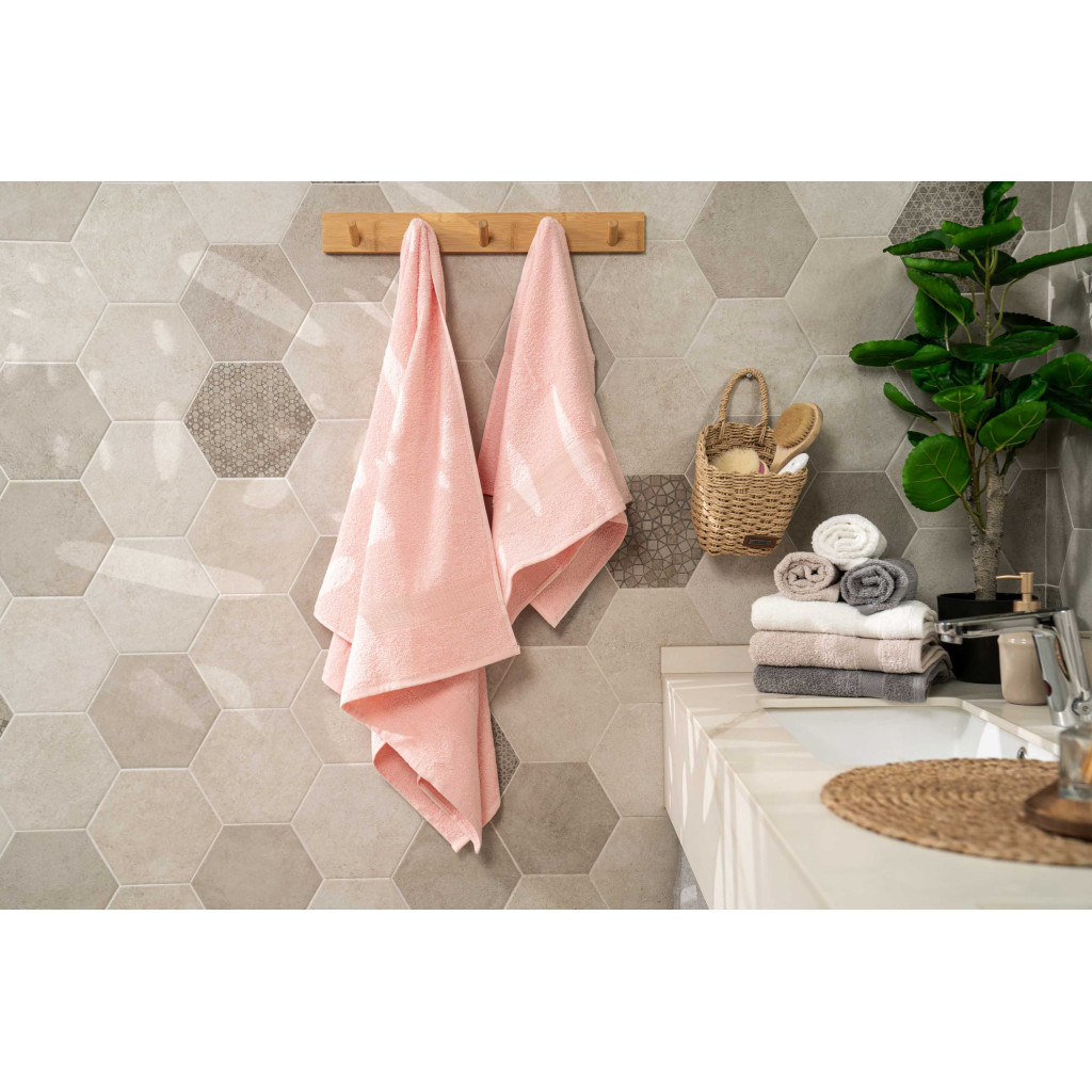 Рушник Ardesto махровий Benefit 100% бавовна рожевий 70х140 см (ART2470SC) - изображение 2