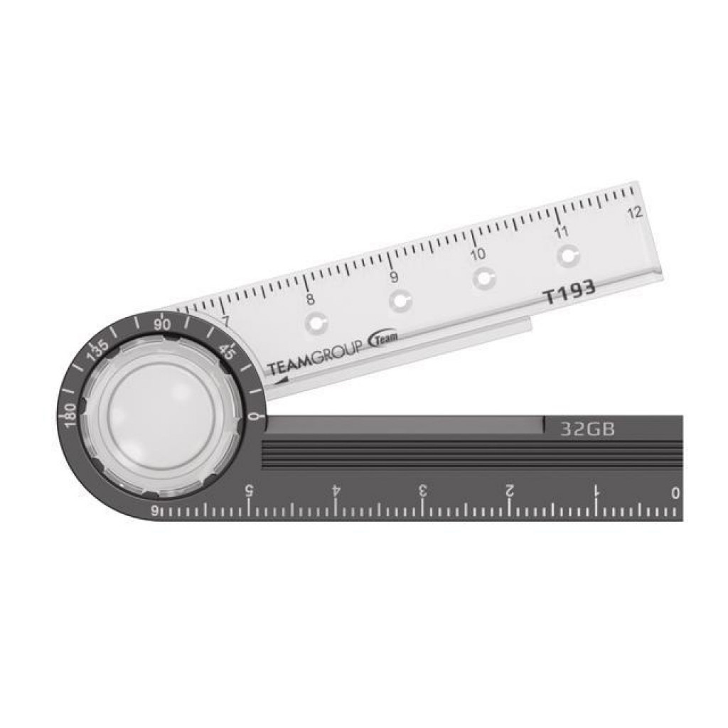 USB флеш накопичувач Team 32GB T193 Nickel Black USB 3.2 (TT19332GF01) - зображення 4