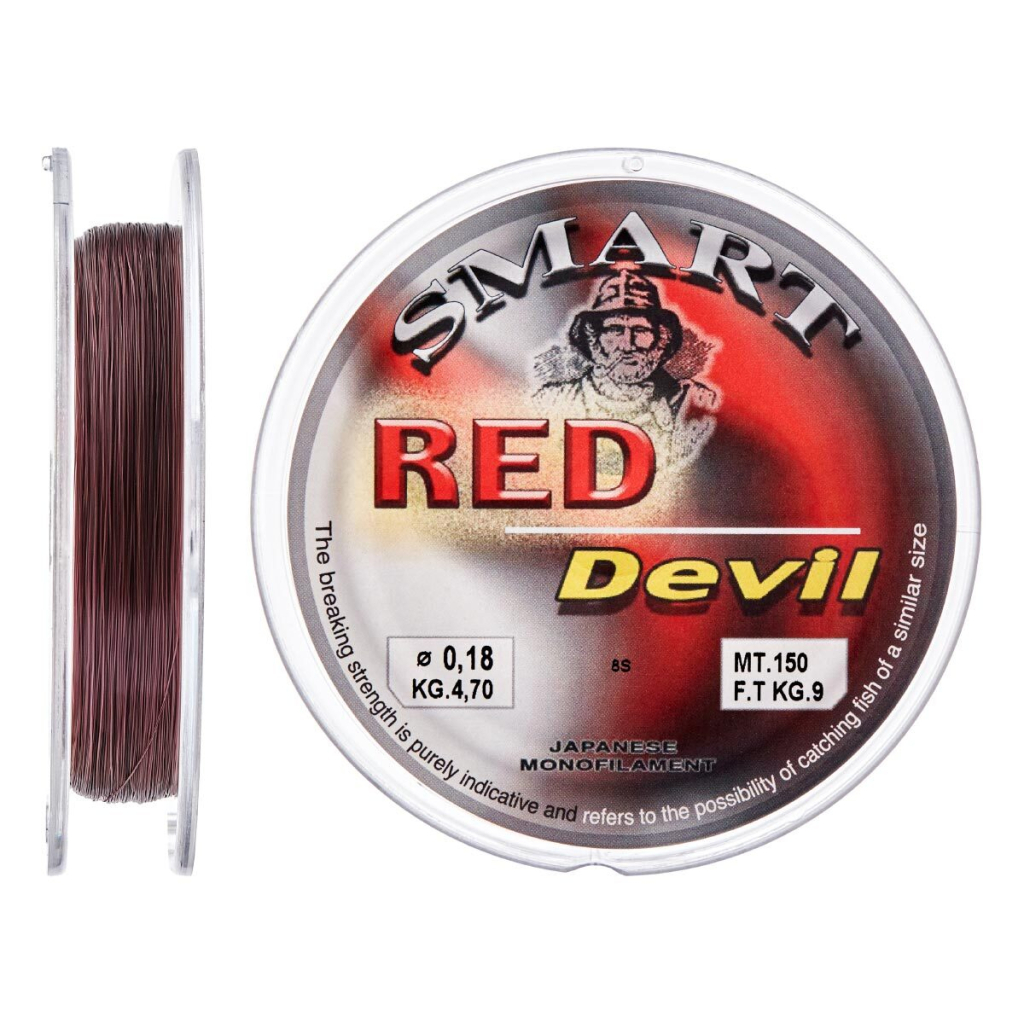 Волосінь Smart Red Devil 150m 0.28mm 9.8kg (1300.30.05) - зображення 1
