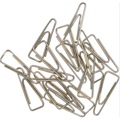 Скріпки канцелярські Buromax 25мм, nickel-plated, triangular, 100шт (BM.5007) - изображение 2