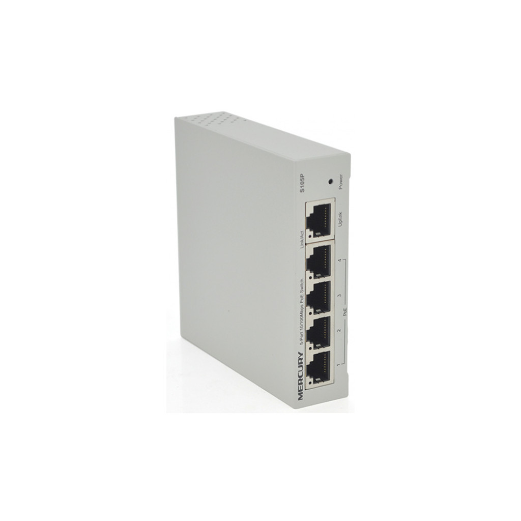 Комутатор мережевий Mercury S105P - зображення 1