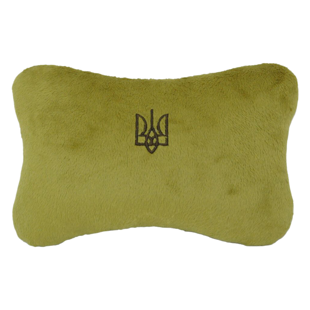 М'яка іграшка Tigres Підголовник - подушка Тризуб хакі (ПД-0460) - зображення 1