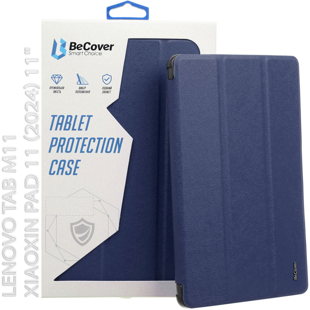 Чохол до планшета BeCover Soft Edge Lenovo Tab M11 (2024) TB-TB330FU/Xiaoxin Pad 11 (2024) 11" Deep Blue (712539) - зображення 6