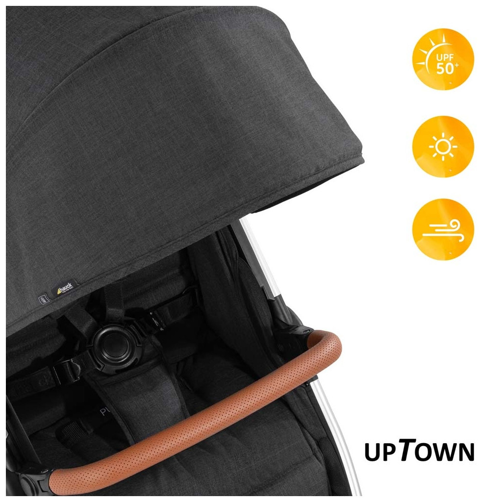 Коляска Hauck Uptown Melange Black (14827-3) - зображення 8