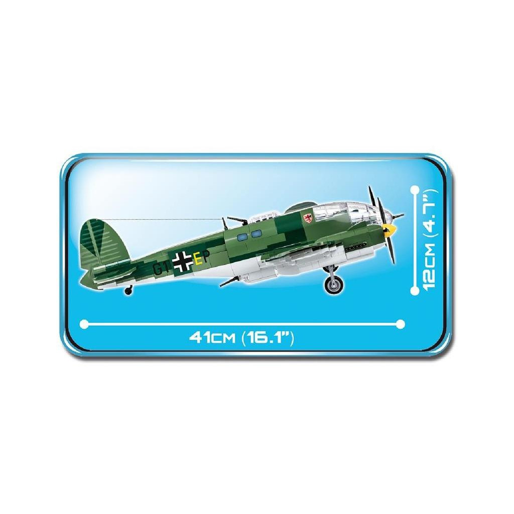 Конструктор Cobi Друга Світова Війна Літак Хейнкель HE-111, 610 деталей (COBI-5534) - зображення 12