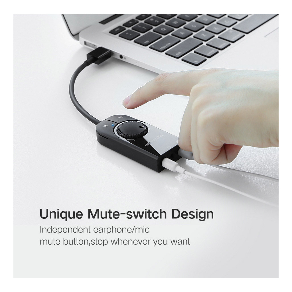 Звукова плата Ugreen CM129 black (40964) - зображення 4