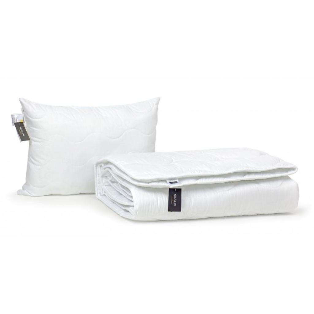Ковдра MirSon Набір шовковий №1687 Eco Light White 220х240 + подушка (2200002656962) - зображення 3