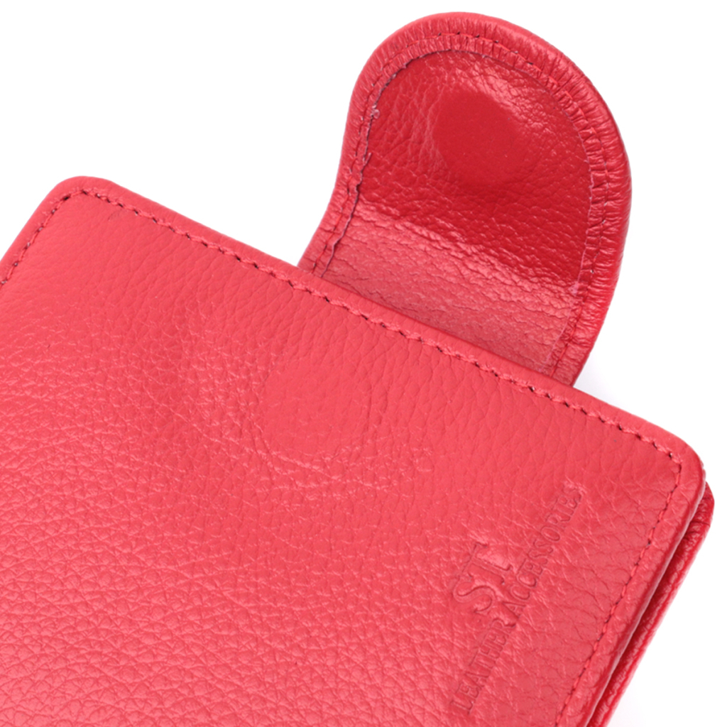 Гаманець ST Leather З натуральної шкіри Червоний (22702) - зображення 5