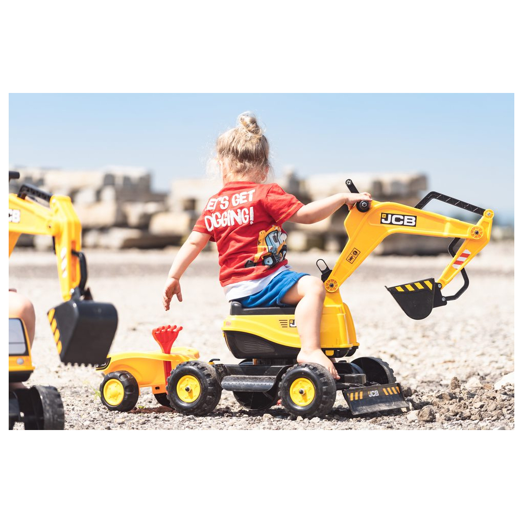 Чудомобіль Falk JCB екскаватор Жовтий (135A) - изображение 7