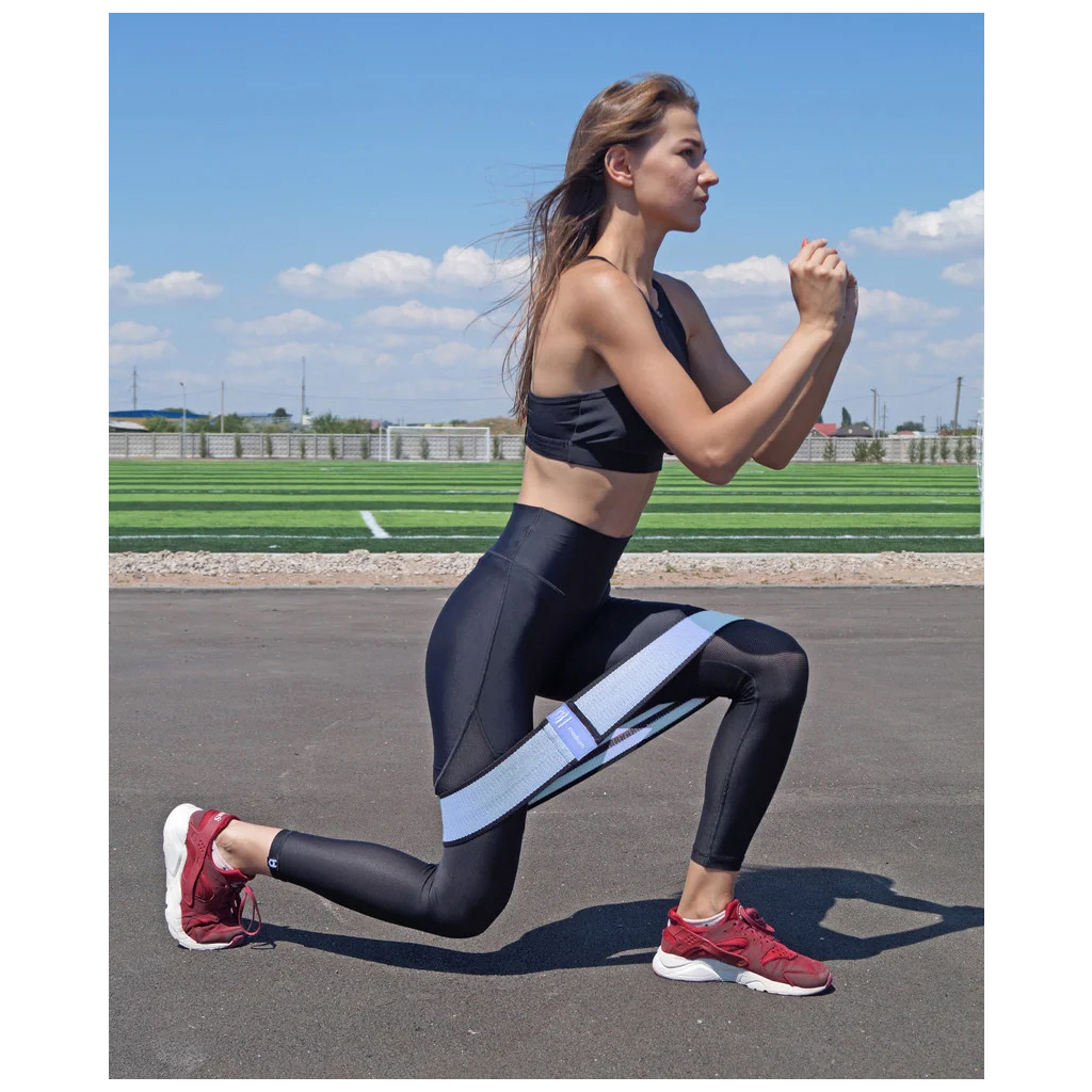 Еспандер PowerPlay 4111 M Medium Блакитний (PP_4111_Blue_M) - зображення 6