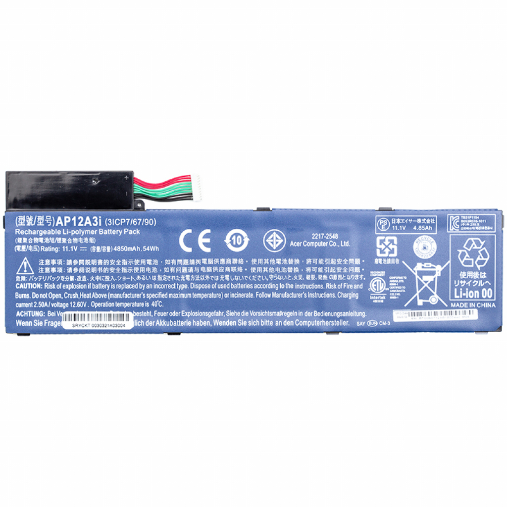 Акумулятор до ноутбука Acer Aspire M5-581T (KT.00303.002) 11.1V 4850mAh (NB410439) - зображення 1