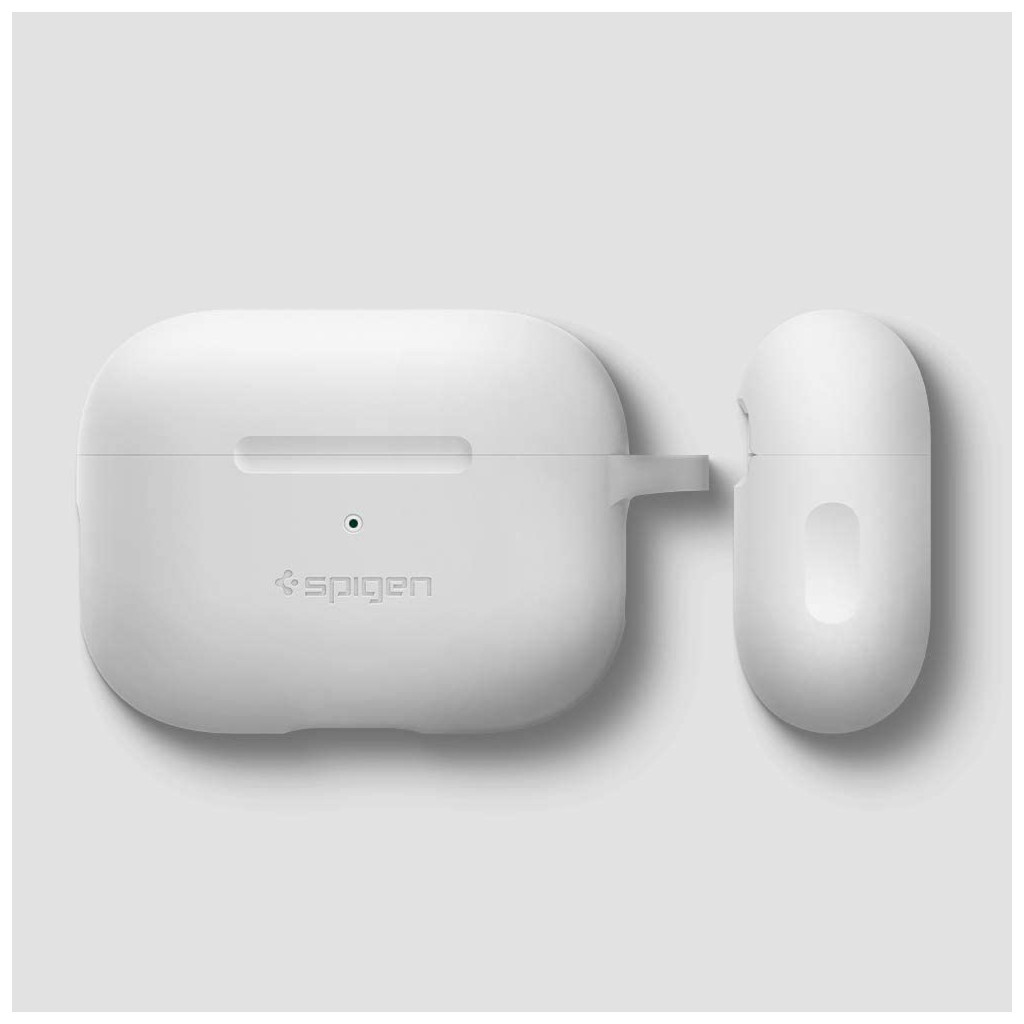 Чохол для навушників Spigen для Airpods Pro Silicone Fit White (ASD00534) - зображення 5