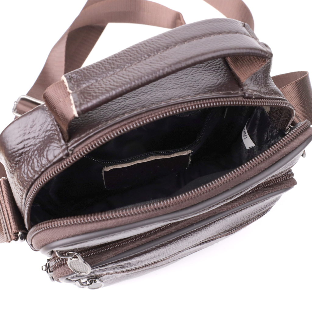 Сумка Vintage З натуральної шкіри Коричнева (22865) - зображення 7