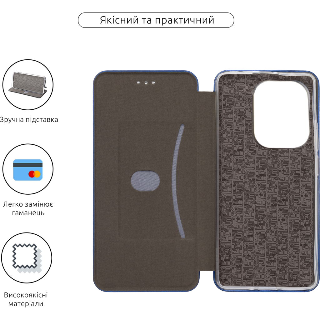 Чохол до мобільного телефона Armorstandart G-Case Xiaomi Redmi Note 14S 4G Blue (ARM82020) - зображення 3