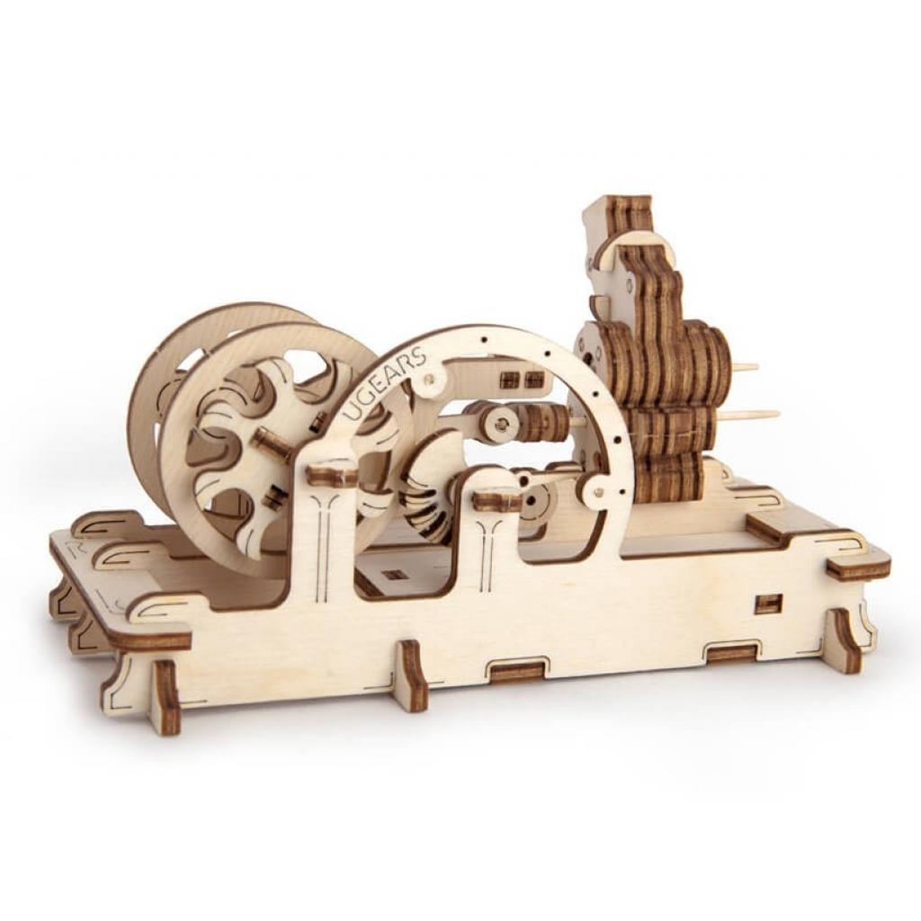 Збірна модель Ugears механічний пневматичний двигун (70009) - зображення 4