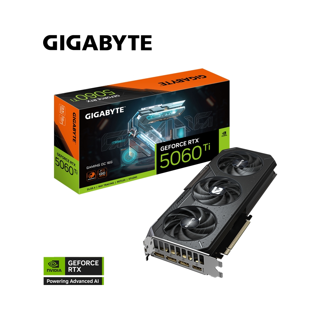 Відеокарта GIGABYTE GeForce RTX5060Ti 16Gb GAMING OC (GV-N506TGAMING OC-16GD) - изображение 11
