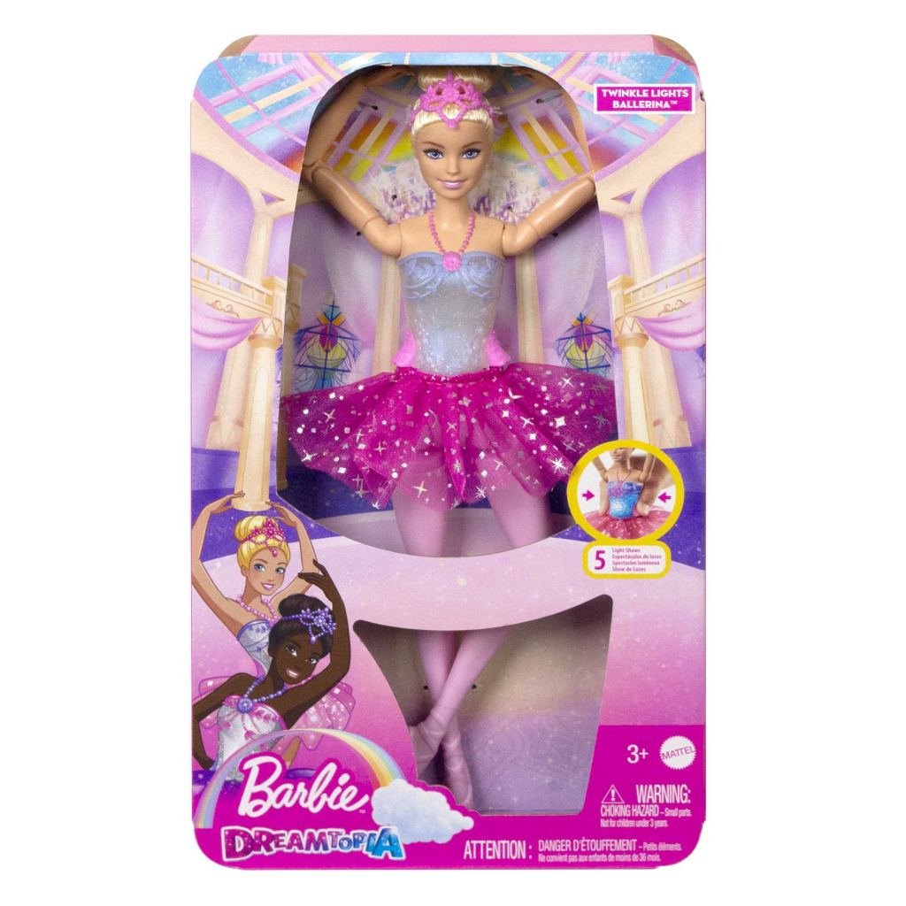 Лялька Barbie Сяюча балерина серії Дрімтопія (HLC25) - зображення 6