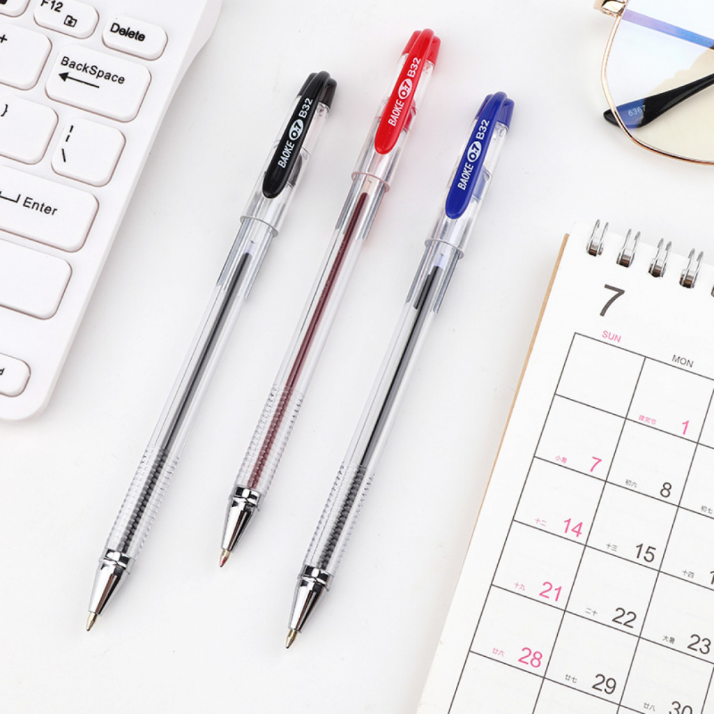 Ручка масляна Baoke 0.7 мм, чорна Smooth (PEN-BAO-B32-B) - зображення 3