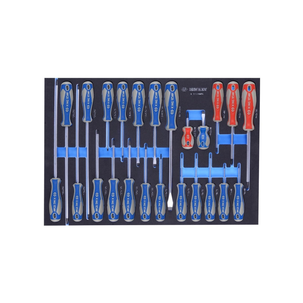 Набір викруток KING TONY 24 шт. (9-31124MRV) - зображення 1