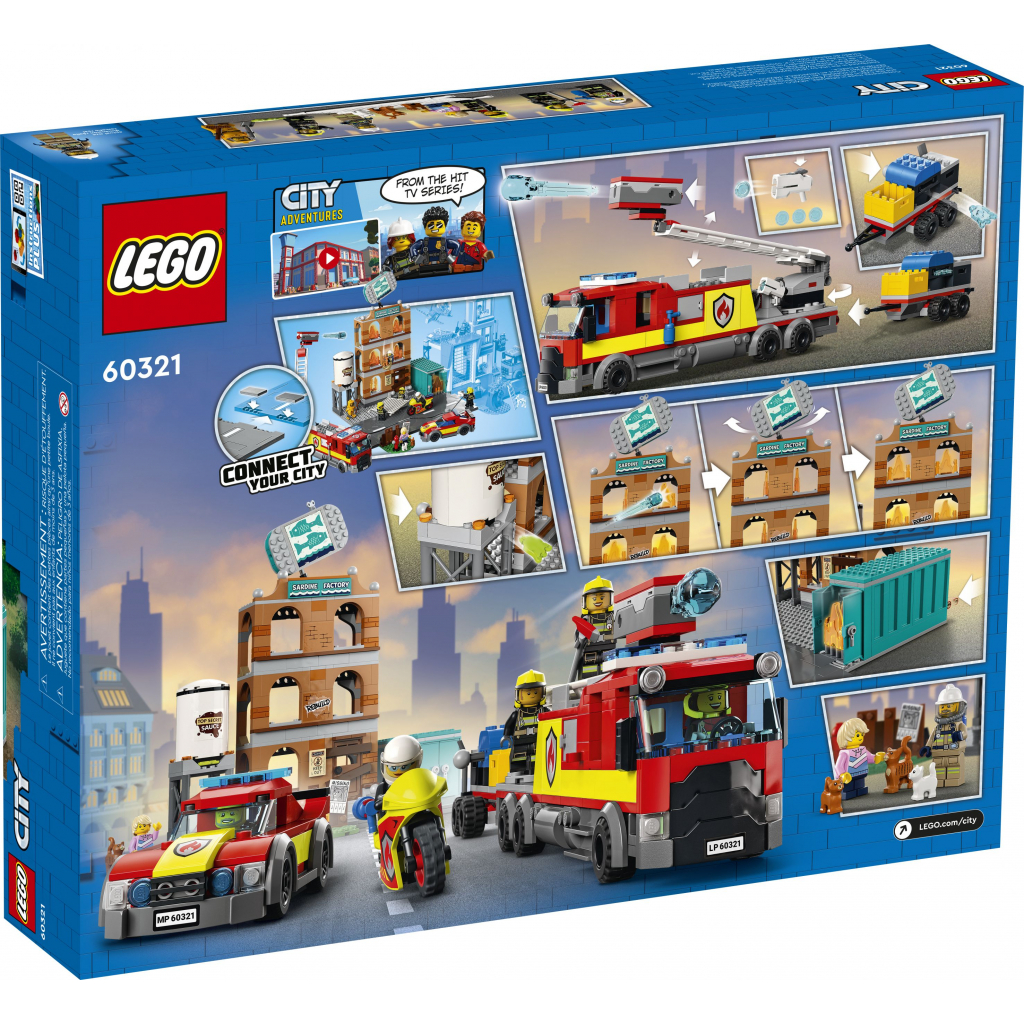 Конструктор LEGO City Пожежна команда (60321) - зображення 8