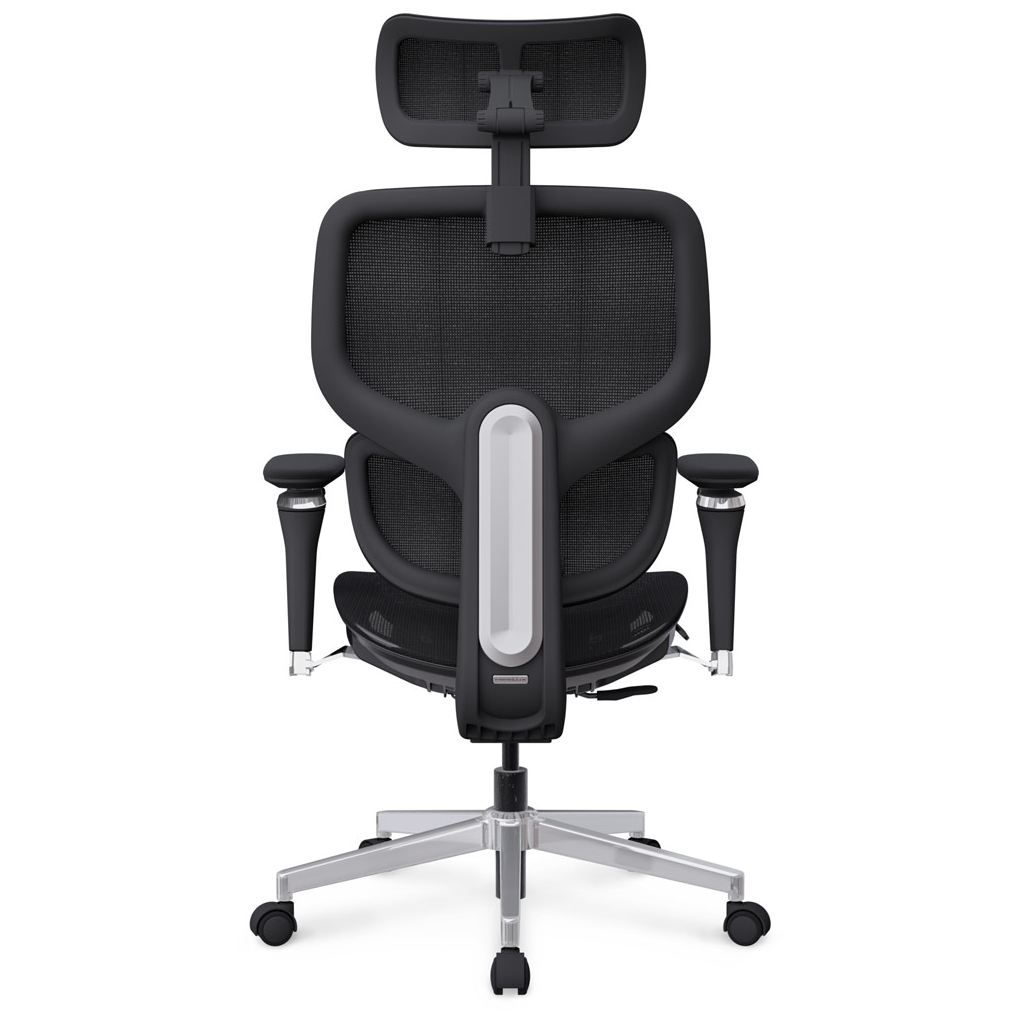 Офісне крісло Mealux D2 Air Plus Black (HF-D2 Plus M/B) - зображення 7