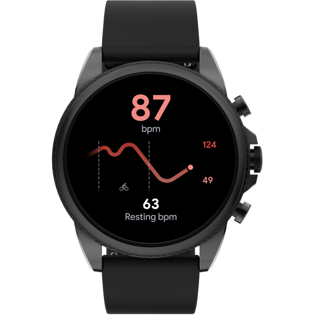 Смарт-годинник Fossil Gen 6 Black Silicone (FTW4061) - зображення 2
