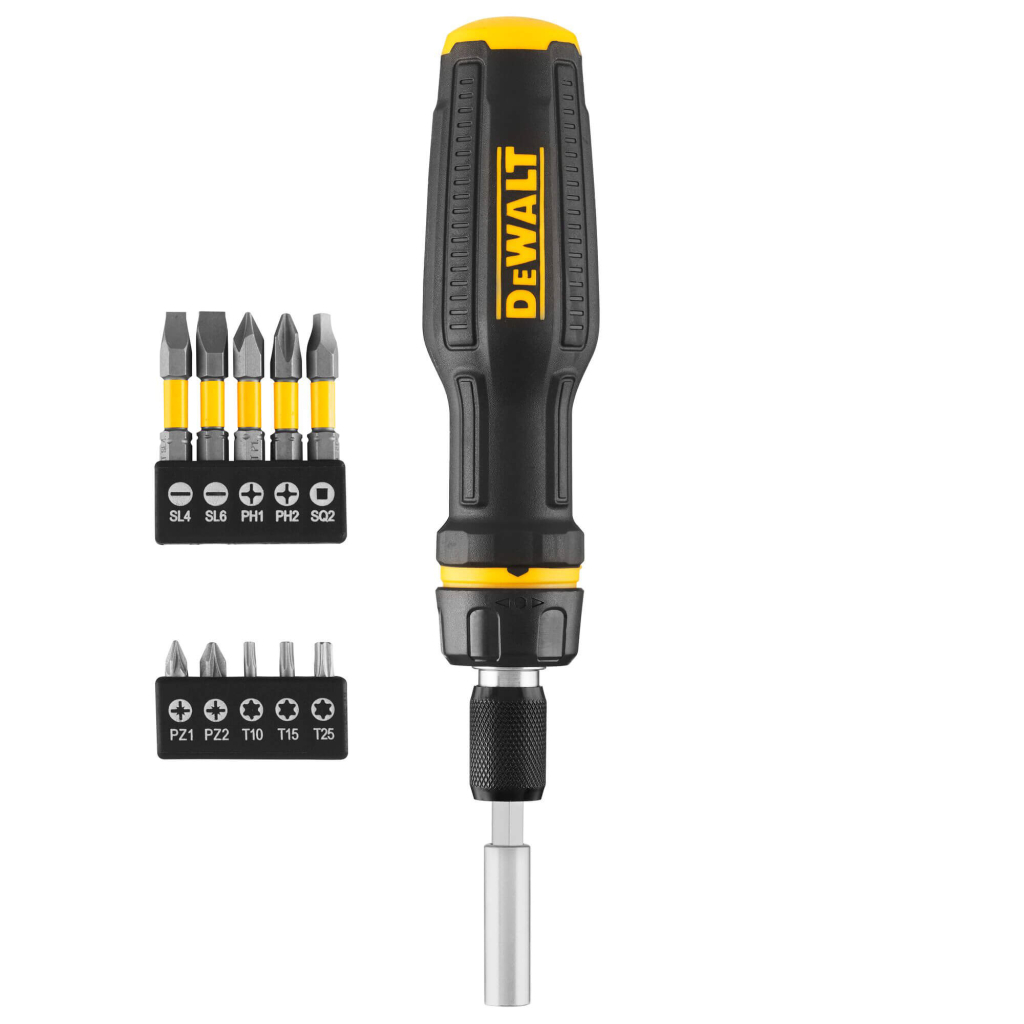 Набір викруток DeWALT FULL FIT Telescoping, зі змінними бітами, 10 біт (DWHT68001-0) - зображення 2