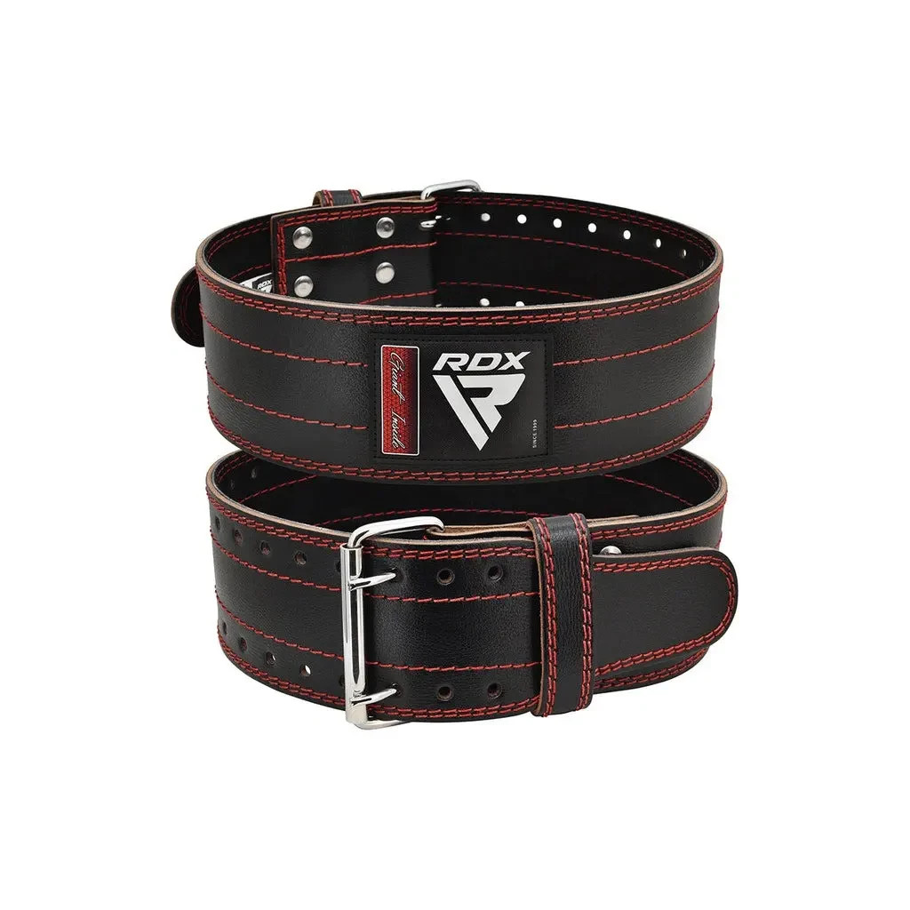 Атлетичний пояс RDX для пауерліфтингу RD1 шкіряний Red XL (WPB-RD1R-XL) - зображення 2