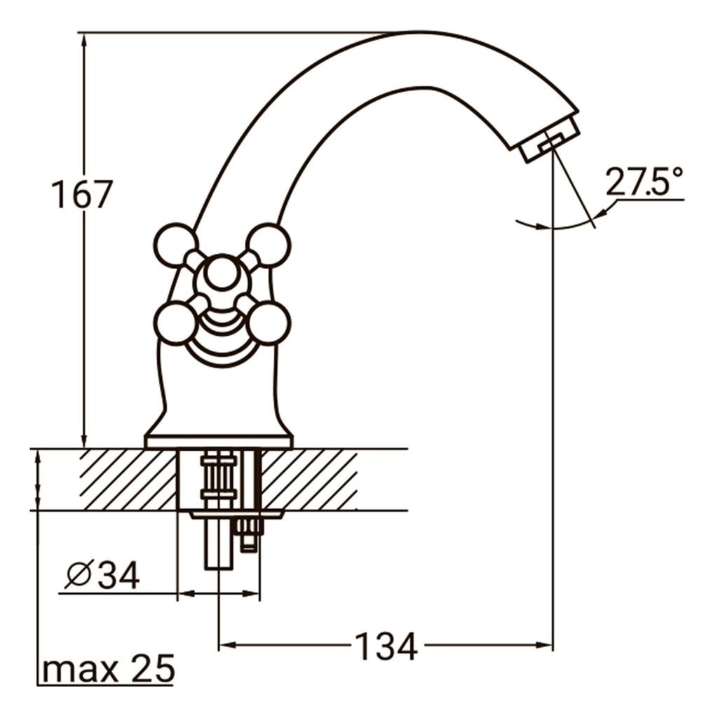Змішувач AQUATICA PL-2A155C - изображение 6