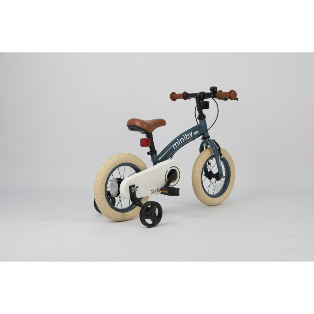 Дитячий велосипед QPlay Miniby 3 в1, біговел 12", Grey-Blue (CB02MiniBy12Grey-Blue) - зображення 5