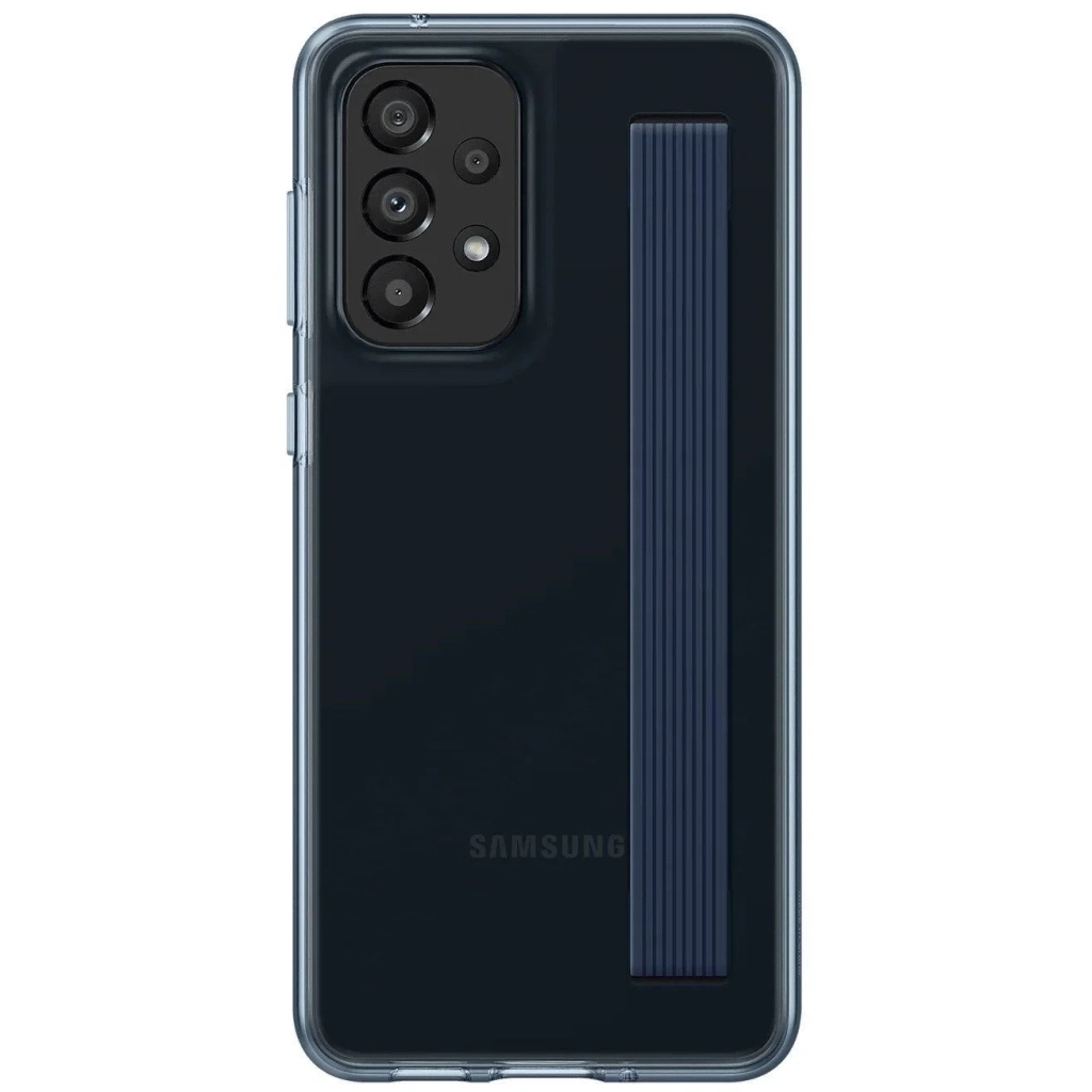 Чохол до мобільного телефона Samsung Clear Strap Cover Samsung Galaxy A33 EF-XA336CBEGRU Black (EF-XA336CBEGRU) - зображення 1
