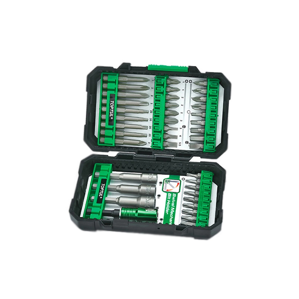 Набір біт Toptul і головок для шуруповерта 1/4" 40шт. (GAEW4001) - зображення 1