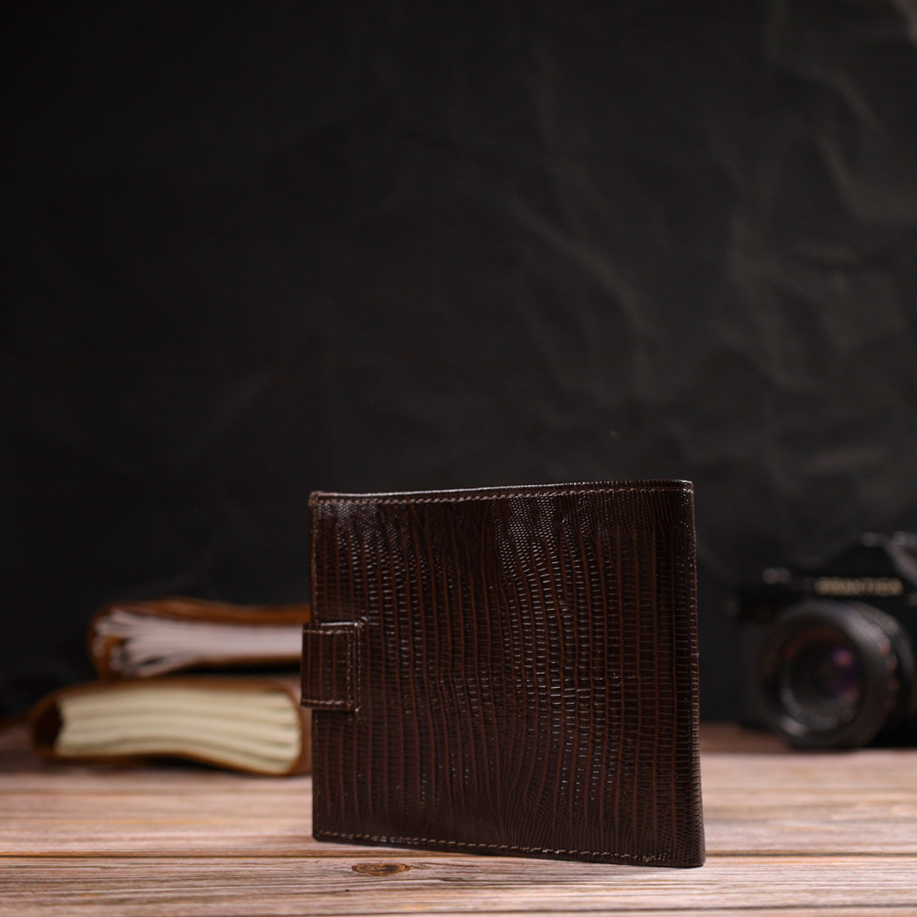 Гаманець Canpellini З натуральної шкіри Коричневий (21757) - зображення 10