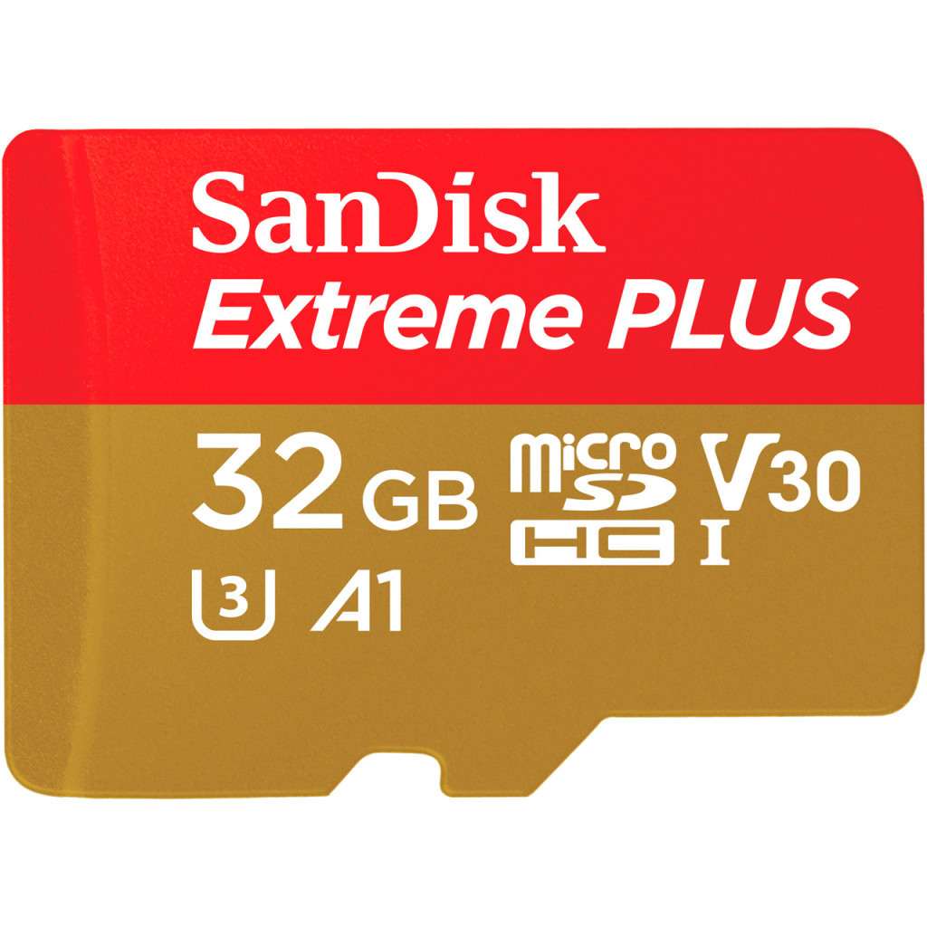 Карта пам'яті SanDisk 32GB microSD class 10 V30 Extreme PLUS (SDSQXBG-032G-GN6MA) - зображення 2